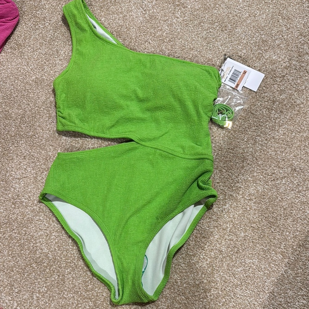 Michael Kors Vibrant Green Swimsuit